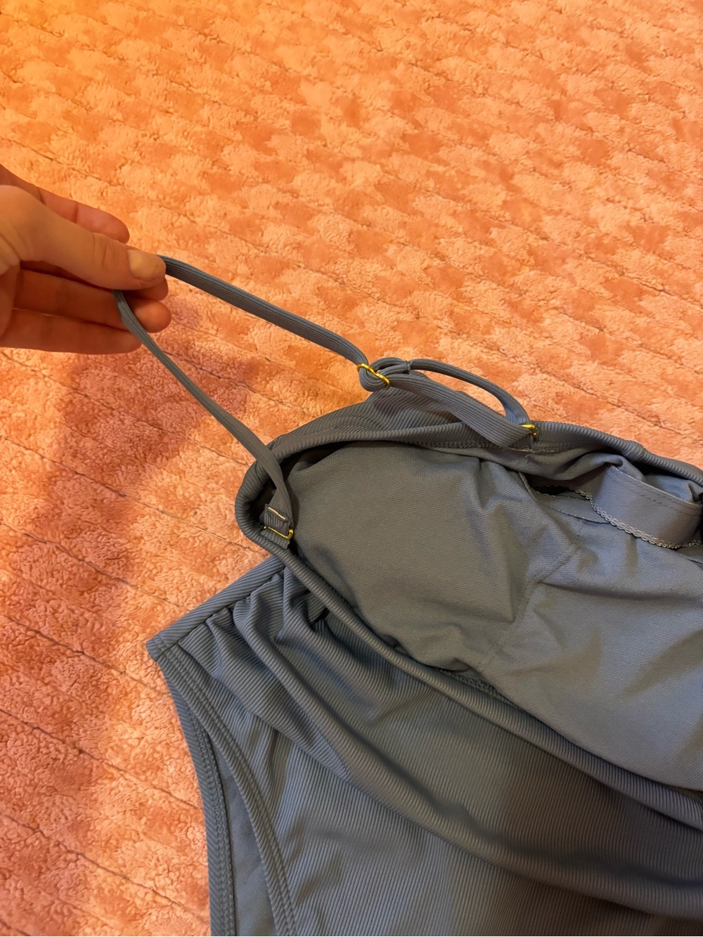 Retro Ruched One-Piece Swimsuit - Picture 3 of 7